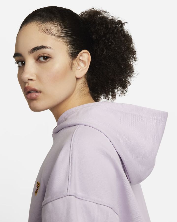 Sudadera Con Capucha Nike Court Fleece Tennis Mujer Moradas | LNZGI-4572