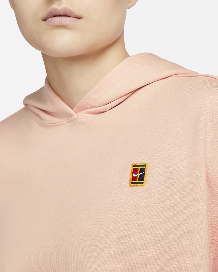 Sudadera Con Capucha Nike Court Fleece Tennis Mujer Naranjas | SYOHP-2750