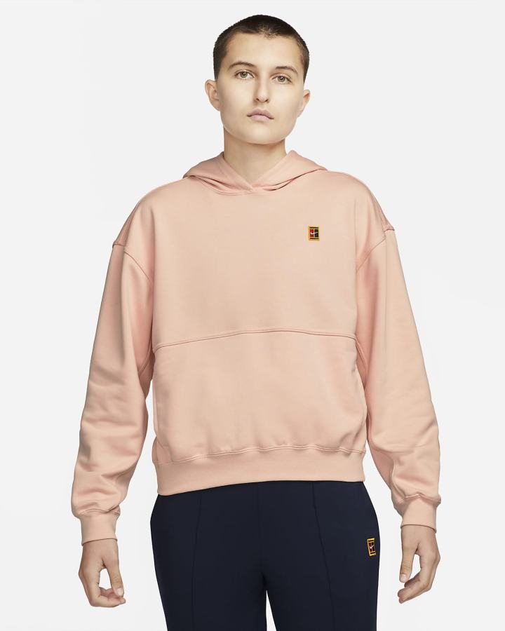 Sudadera Con Capucha Nike Court Fleece Tennis Mujer Naranjas | SYOHP-2750