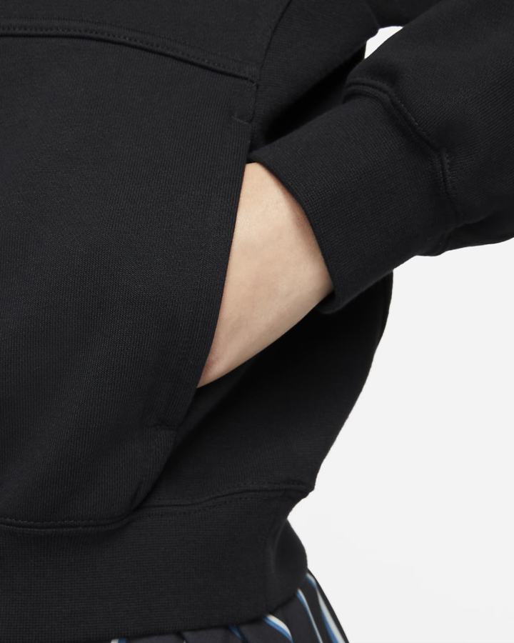 Sudadera Con Capucha Nike Court Fleece Tennis Mujer Negras | UYXSB-3805