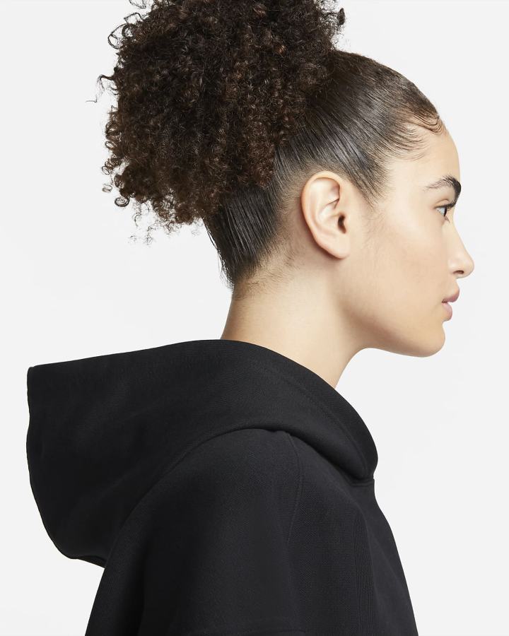 Sudadera Con Capucha Nike Court Fleece Tennis Mujer Negras | UYXSB-3805
