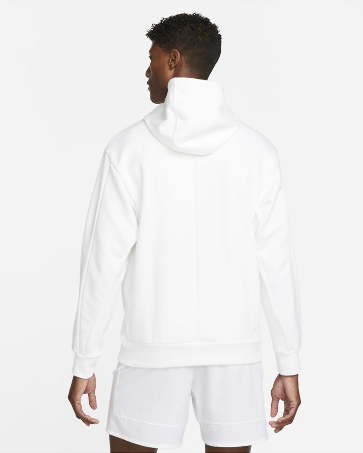 Sudadera Con Capucha Nike Court Fleece Tennis Hombre Blancas | YCWME-7296