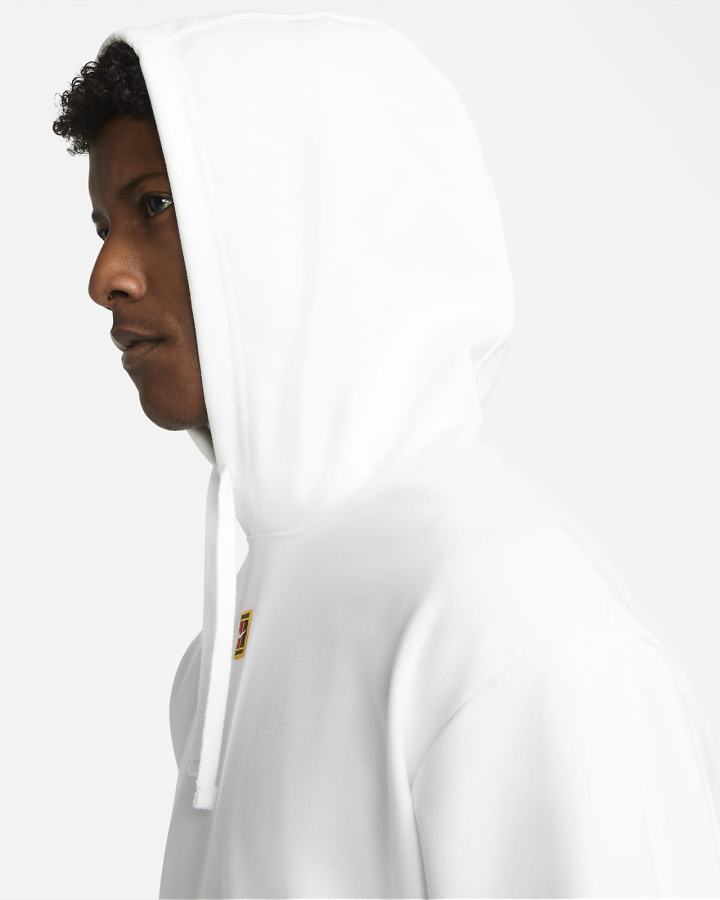 Sudadera Con Capucha Nike Court Fleece Tennis Hombre Blancas | YCWME-7296