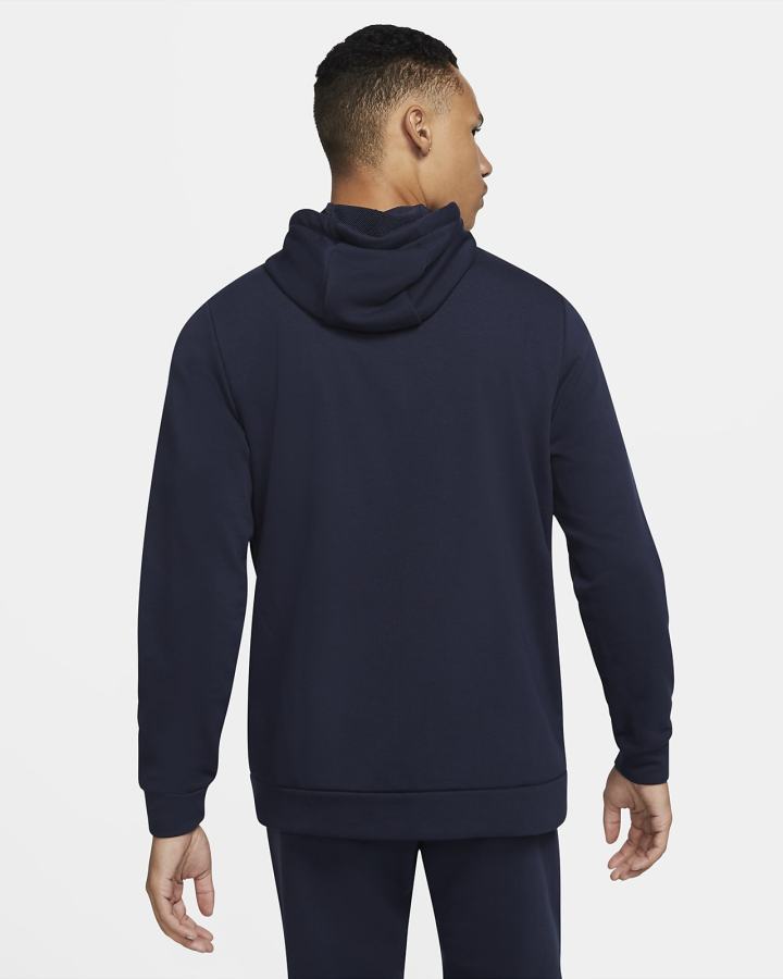 Sudadera Con Capucha Nike Dri-FIT Full-Zip Training Hombre Obsidian Blancas | EDRVU-4270