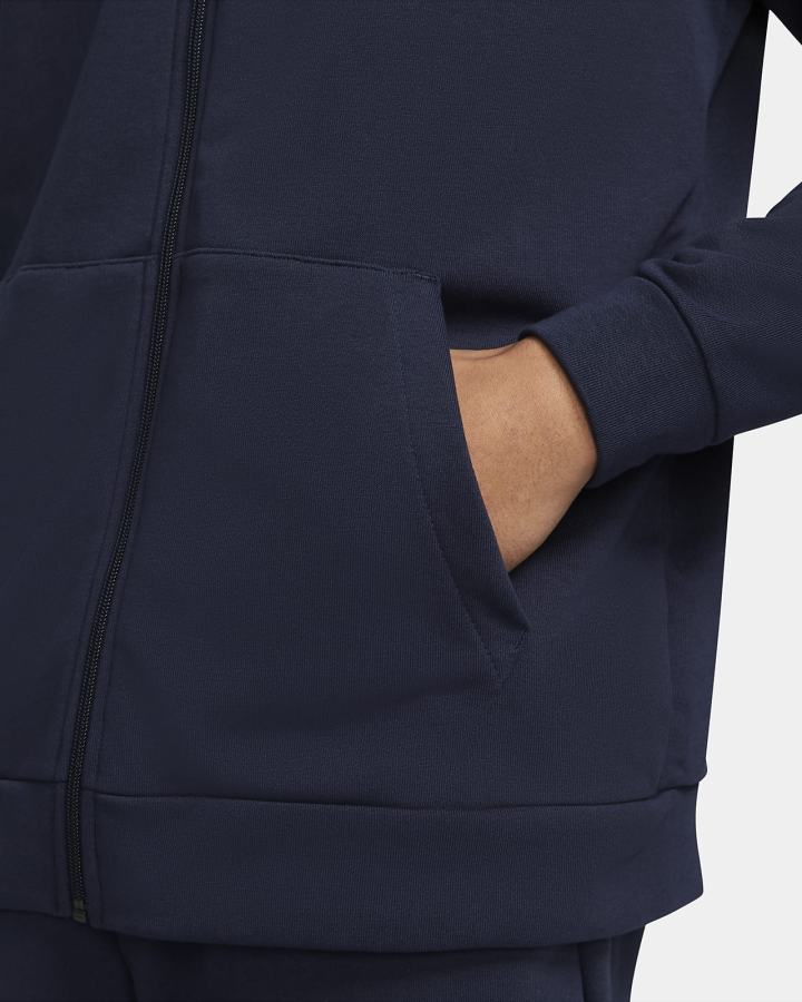 Sudadera Con Capucha Nike Dri-FIT Full-Zip Training Hombre Obsidian Blancas | EDRVU-4270