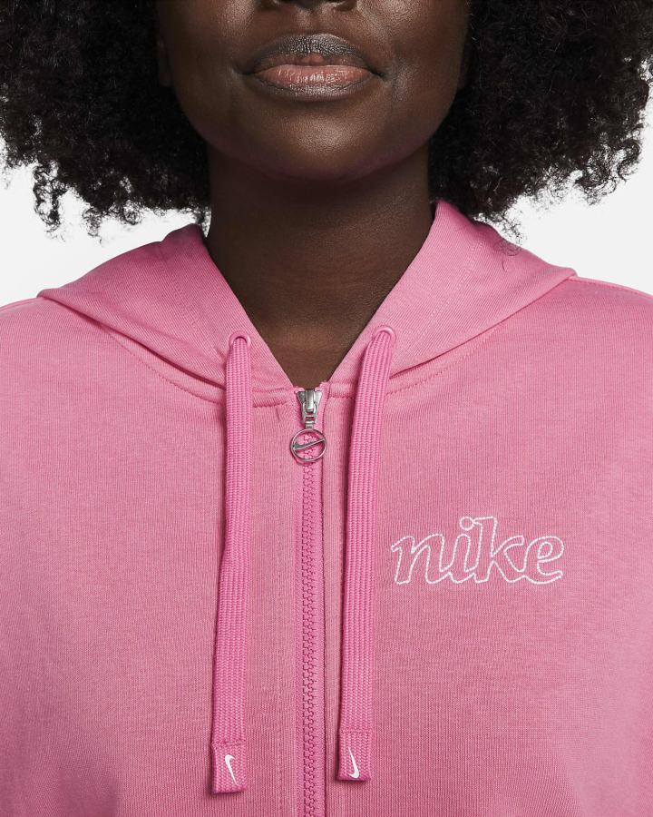 Sudadera Con Capucha Nike Dri-FIT Get Fit Estampadas Full-Zip Training (Plus Size) Mujer Blancas | OVGCP-3204