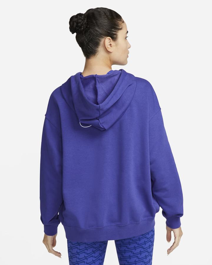 Sudadera Con Capucha Nike Dri-FIT Get Fit Estampadas Full-Zip Training (Plus Size) Mujer Blancas | QETXS-1283