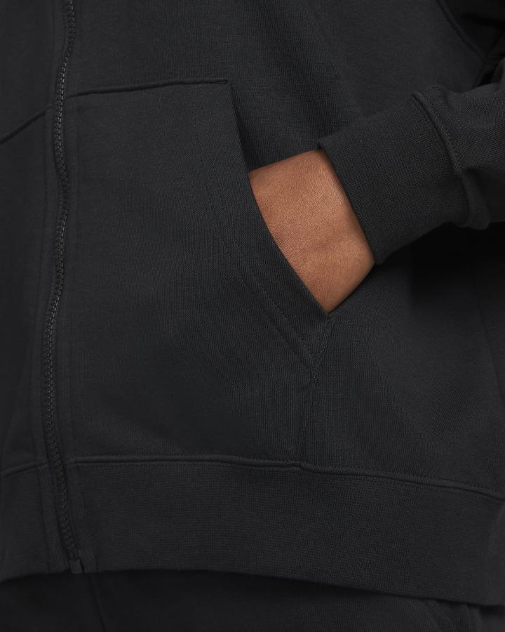 Sudadera Con Capucha Nike Dri-FIT Get Fit Estampadas Full-Zip Training (Plus Size) Mujer Negras Blancas | QXBVI-6750