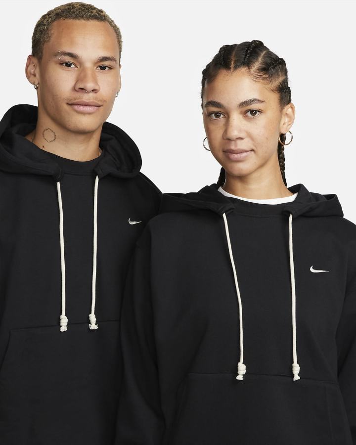 Sudadera Con Capucha Nike Dri-FIT Standard Issue Basketball Hombre Negras Blancas | CWPRA-5132