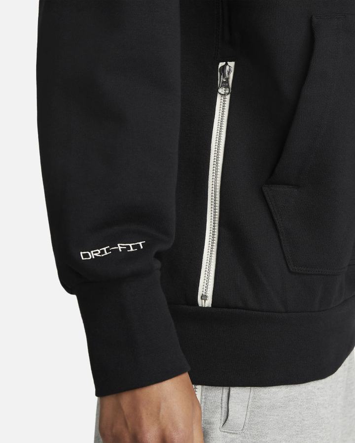 Sudadera Con Capucha Nike Dri-FIT Standard Issue Basketball Hombre Negras Blancas | CWPRA-5132