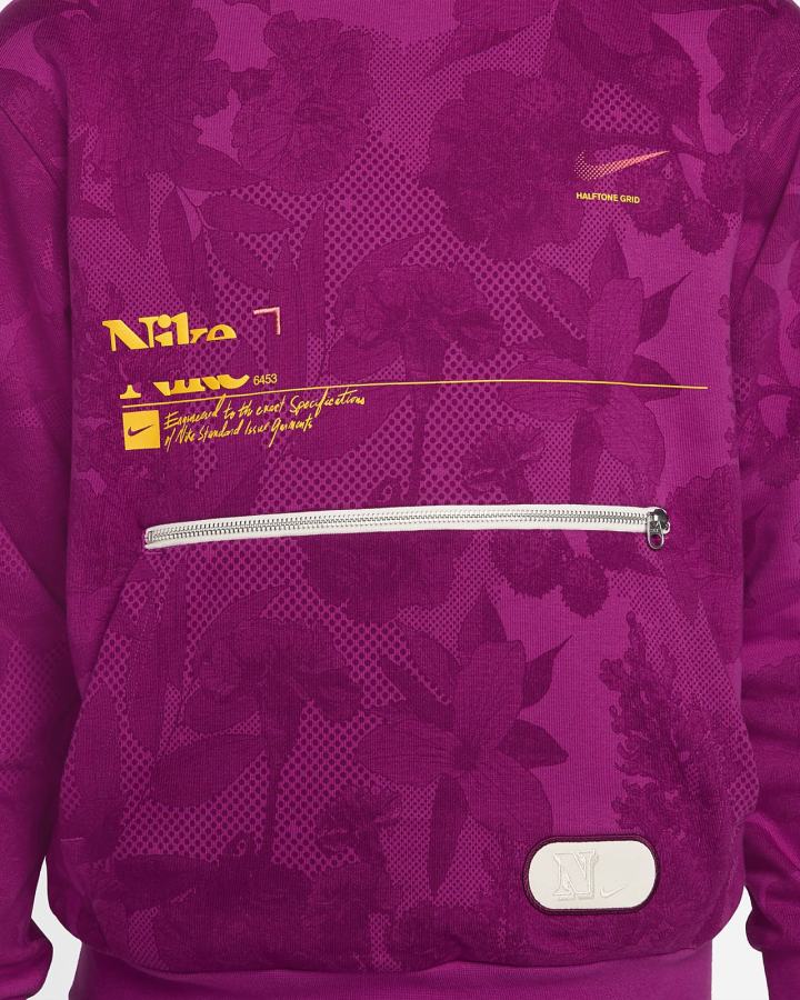 Sudadera Con Capucha Nike Dri-FIT Standard Issue Basketball Hombre Verde Flores | FIQSM-6104