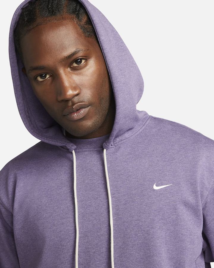 Sudadera Con Capucha Nike Dri-FIT Standard Issue Basketball Hombre Moradas Blancas | FZQGN-7645