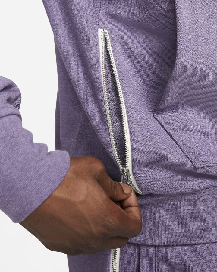 Sudadera Con Capucha Nike Dri-FIT Standard Issue Basketball Hombre Moradas Blancas | FZQGN-7645