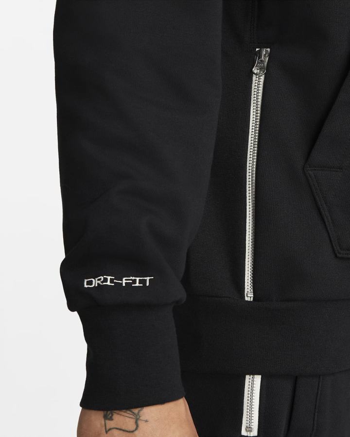 Sudadera Con Capucha Nike Dri-FIT Standard Issue Full-Zip Basketball Hombre Negras Blancas | GVKMA-3897
