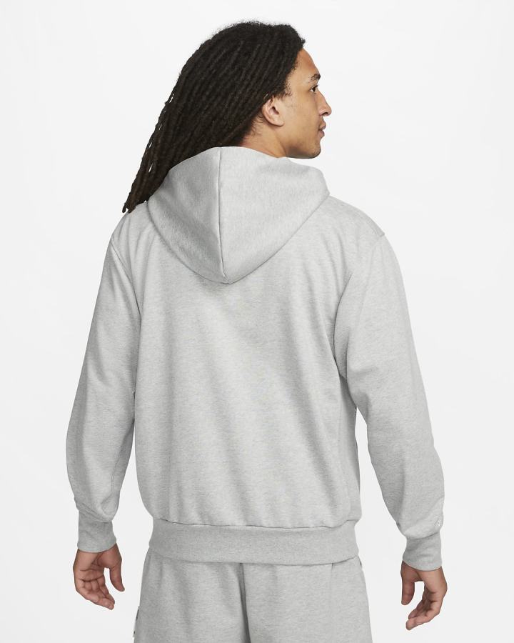Sudadera Con Capucha Nike Dri-FIT Standard Issue Basketball Hombre Gris Oscuro Blancas | HBULR-5734