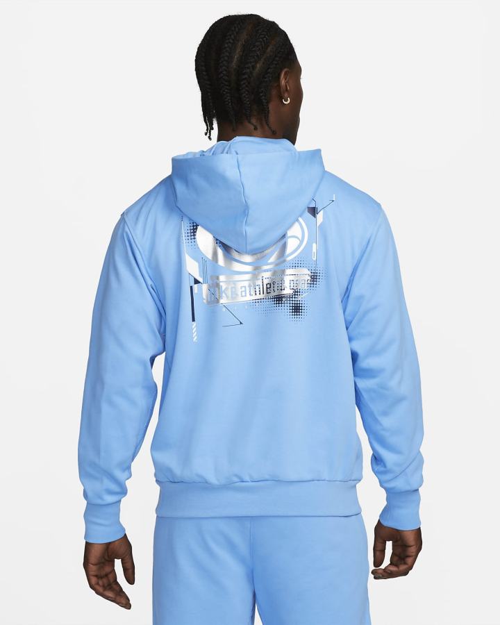 Sudadera Con Capucha Nike Dri-FIT Standard Issue Basketball Hombre Azules | MSLXA-0372