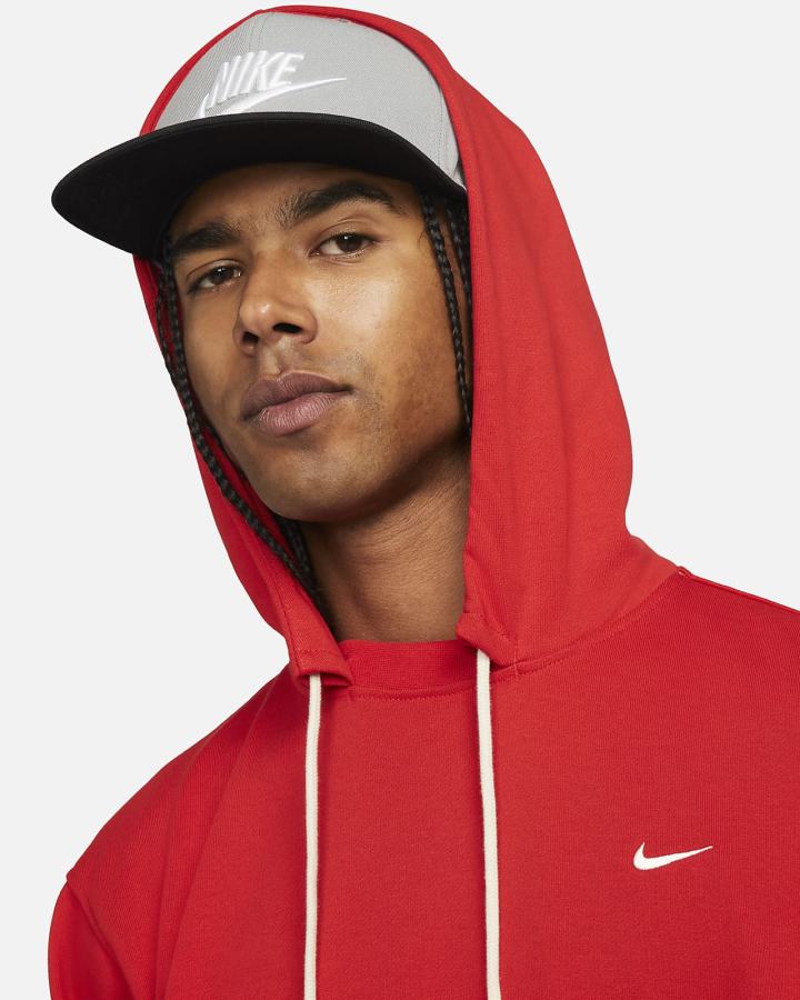 Sudadera Con Capucha Nike Dri-FIT Standard Issue Basketball Hombre Rojas Blancas | MYDQA-4056
