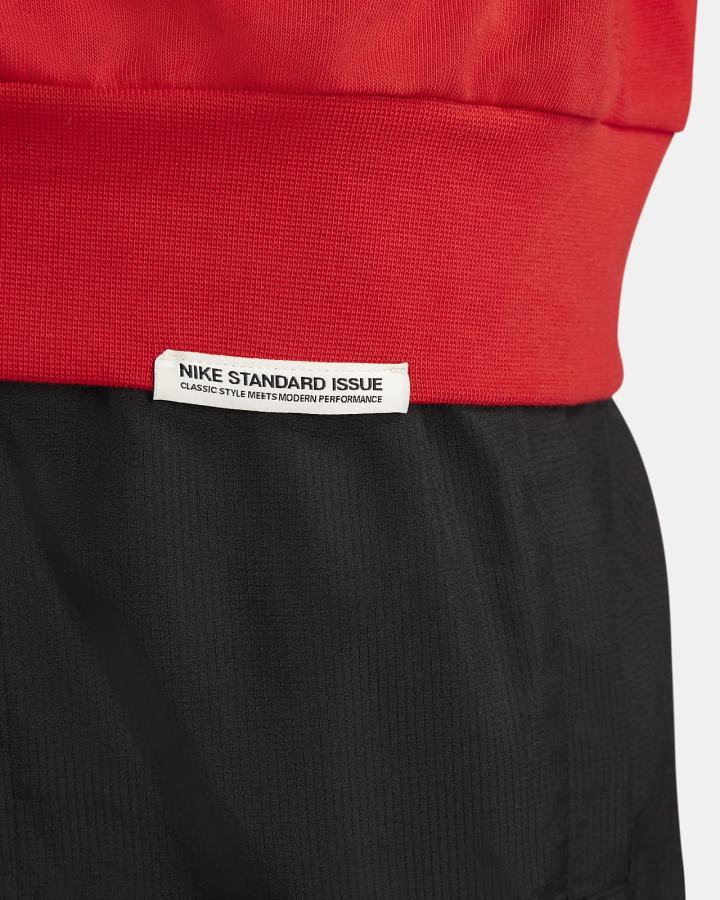 Sudadera Con Capucha Nike Dri-FIT Standard Issue Basketball Hombre Rojas Blancas | MYDQA-4056