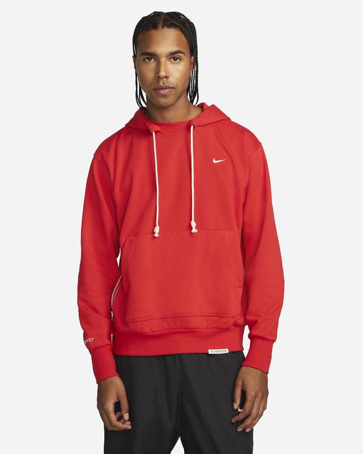 Sudadera Con Capucha Nike Dri-FIT Standard Issue Basketball Hombre Rojas Blancas | MYDQA-4056