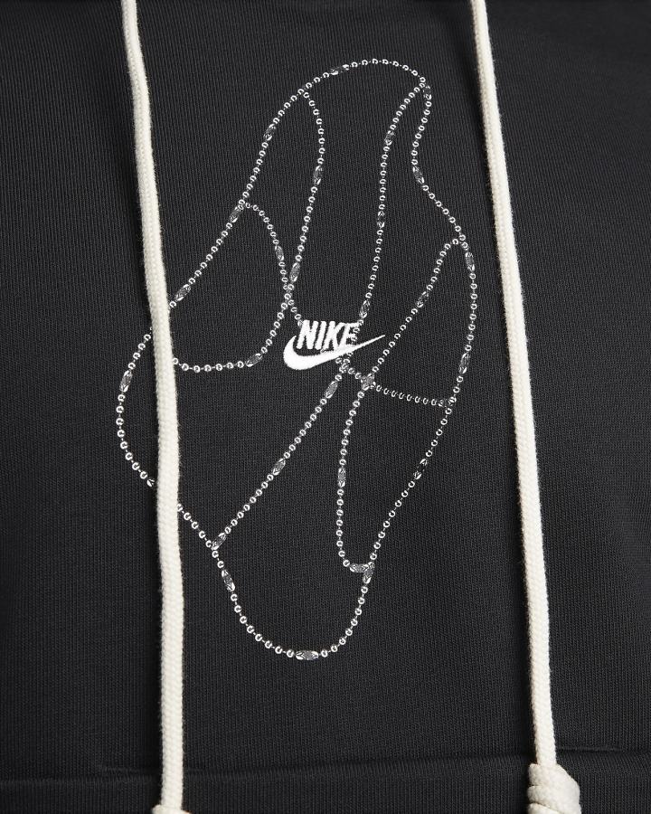 Sudadera Con Capucha Nike Dri-FIT Standard Issue Basketball Hombre Negras Blancas | OYBCN-5137
