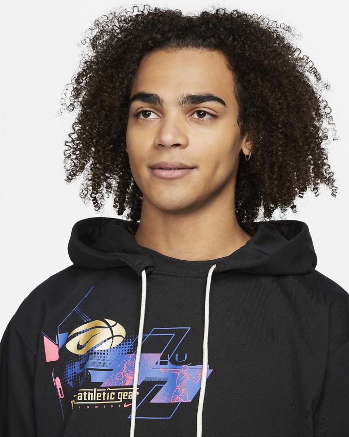 Sudadera Con Capucha Nike Dri-FIT Standard Issue Basketball Hombre Negras | UZGLK-7390