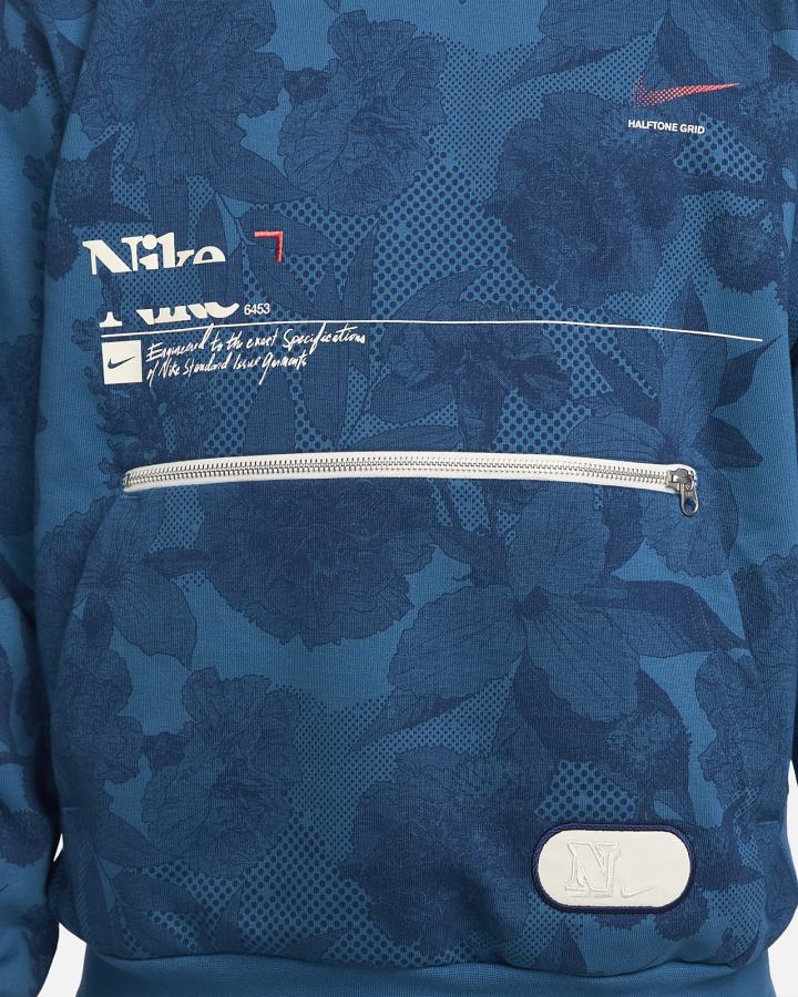 Sudadera Con Capucha Nike Dri-FIT Standard Issue Basketball Hombre Azules | WDRXM-3625