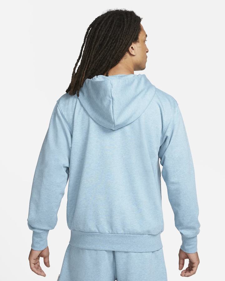 Sudadera Con Capucha Nike Dri-FIT Standard Issue Basketball Hombre Azules Blancas | WRVJI-8760