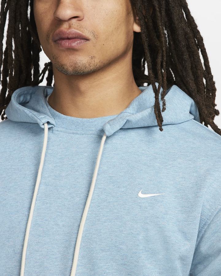 Sudadera Con Capucha Nike Dri-FIT Standard Issue Basketball Hombre Azules Blancas | WRVJI-8760