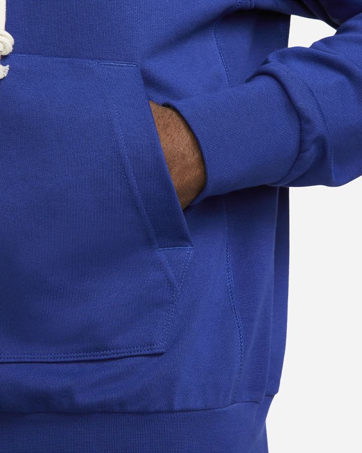 Sudadera Con Capucha Nike Dri-FIT Standard Issue Basketball Hombre Azul Real Oscuro Azules Blancas | XOHGY-3967