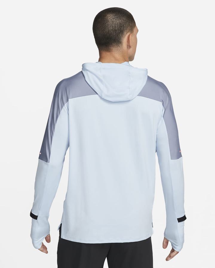Sudadera Con Capucha Nike Dri-FIT Trail Trail Running Hombre Azules Naranjas | EAHTK-6935