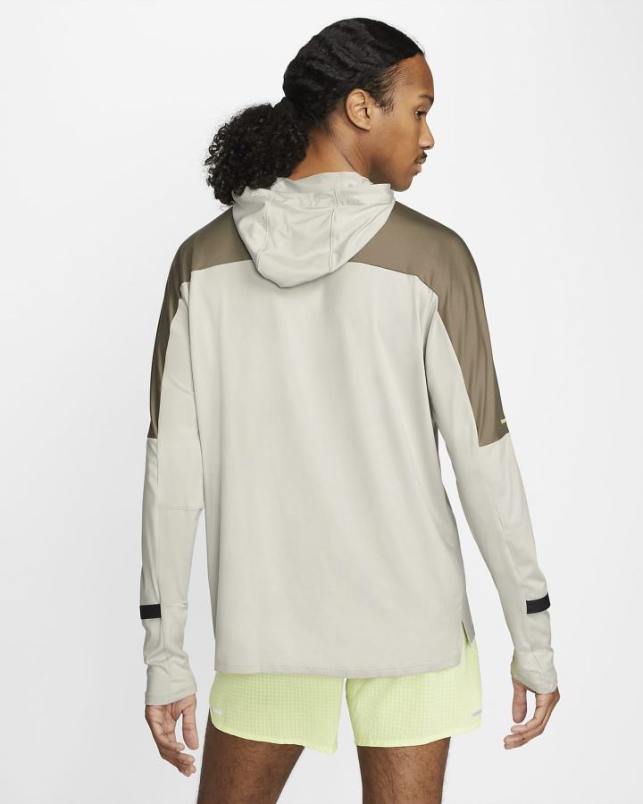 Sudadera Con Capucha Nike Dri-FIT Trail Trail Running Hombre Verde Oliva Gris | EYHKB-4382