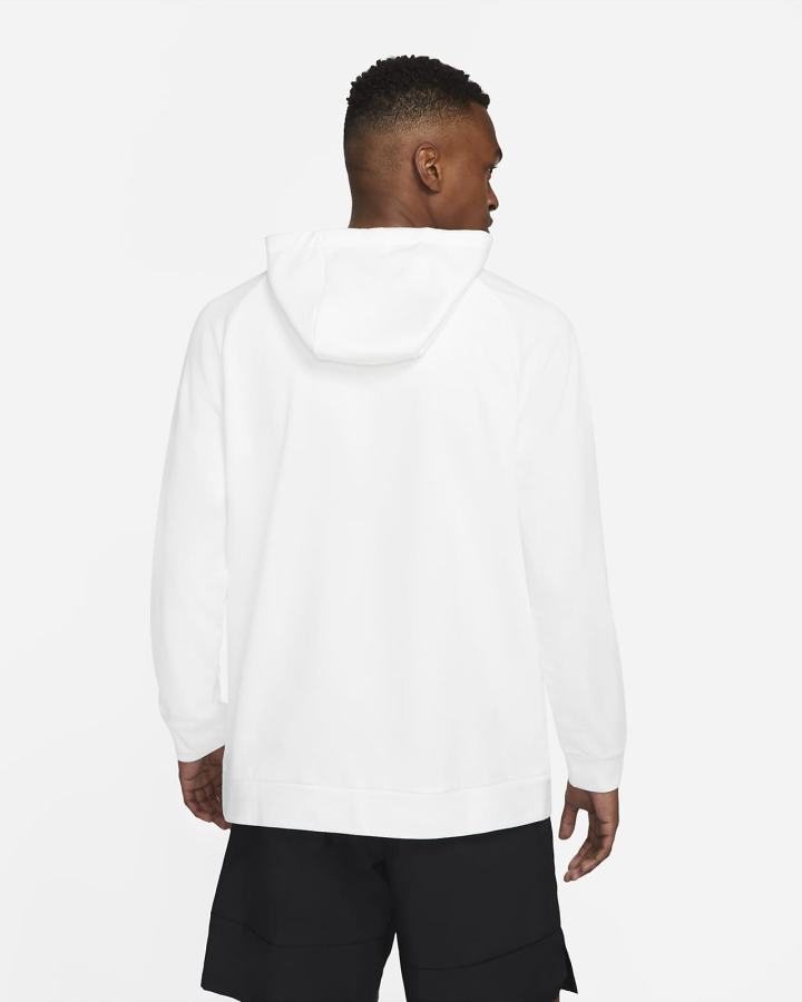 Sudadera Con Capucha Nike Dri-FIT Training Hombre Blancas Negras | DMJIN-7840