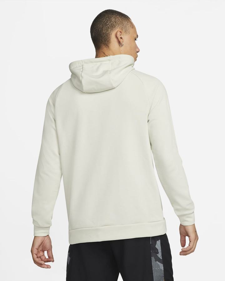 Sudadera Con Capucha Nike Dri-FIT Training Hombre Beige Claro Negras | LUMHD-8196