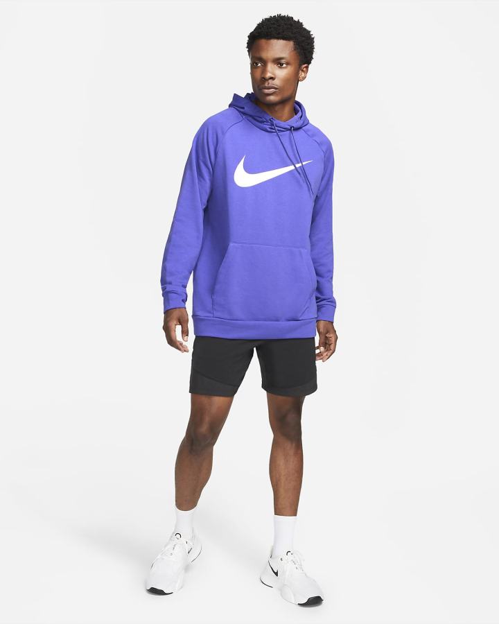 Sudadera Con Capucha Nike Dri-FIT Training Hombre Blancas | VBYEA-6325