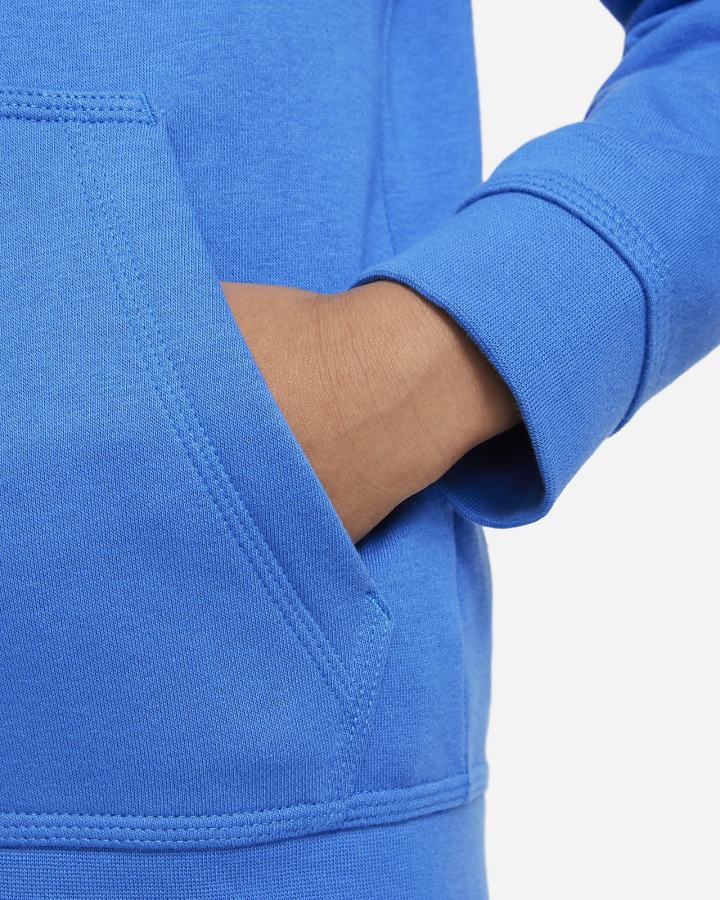 Sudadera Con Capucha Nike FC Barcelona Kids Full-Zip Fleece Niño Azules Blancas | YNKGT-3190