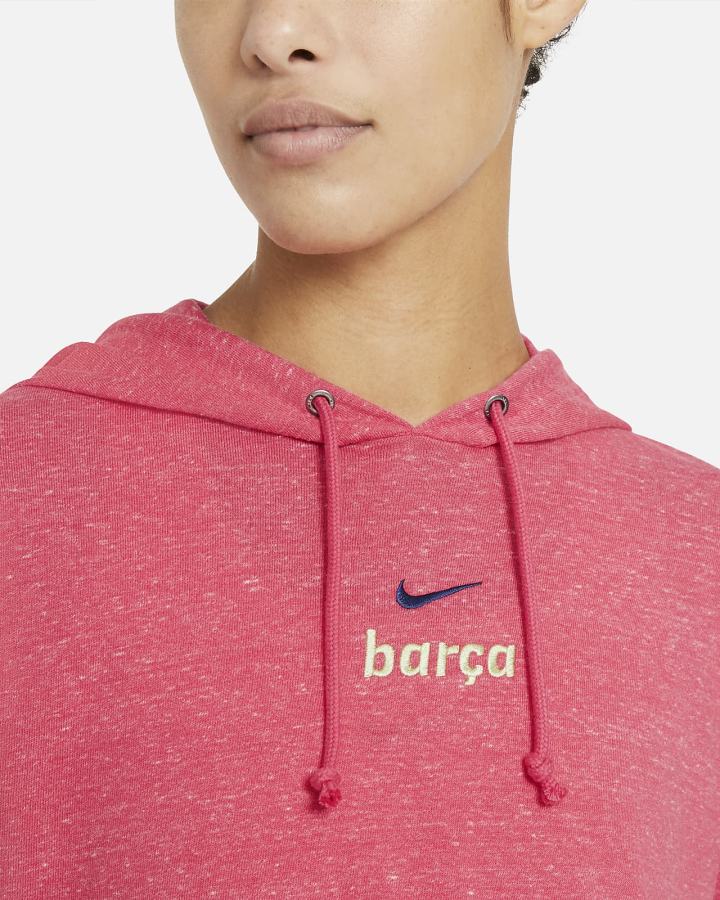 Sudadera Con Capucha Nike FC Barcelona Vintage Mujer Rojas Turquesa Azul Real Azules | HCNKX-7243