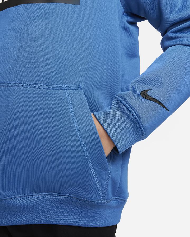 Sudadera Con Capucha Nike F.C. Kids Soccer Niña Azules Oscuro Blancas Negras | IUYTW-1206