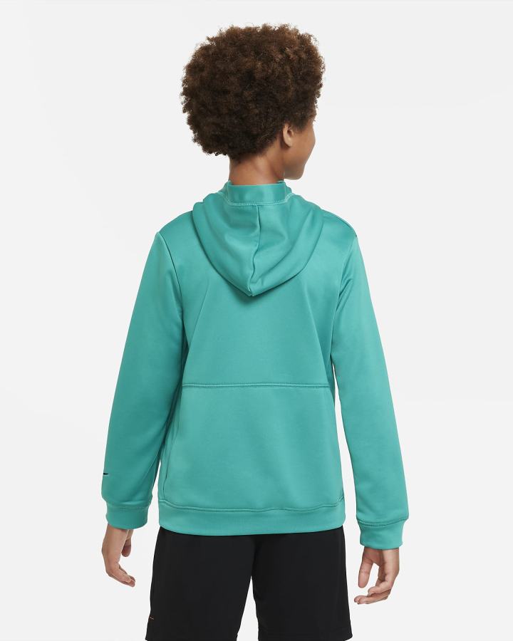 Sudadera Con Capucha Nike F.C. Kids Soccer Niño Verde Blancas Negras | ZHGCL-1062