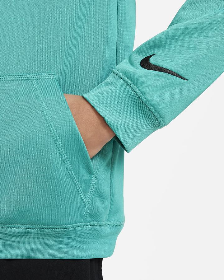 Sudadera Con Capucha Nike F.C. Kids Soccer Niño Verde Blancas Negras | ZHGCL-1062