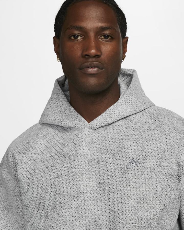 Sudadera Con Capucha Nike Forward Hombre Gris Gris Claro | LMQDZ-9210