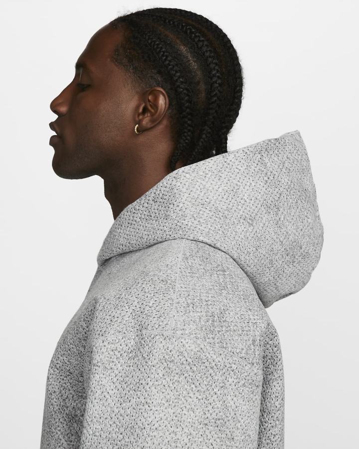 Sudadera Con Capucha Nike Forward Hombre Gris Gris Claro | LMQDZ-9210