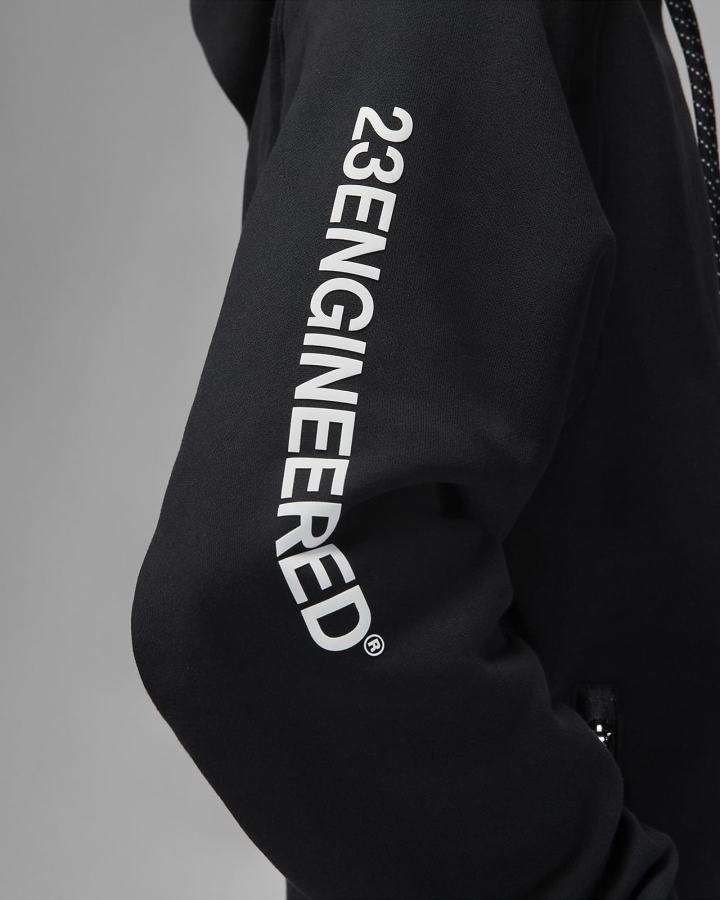 Sudadera Con Capucha Nike Jordan 23 Engineered Fleece Hombre Negras Gris Blancas | QCMJT-4281