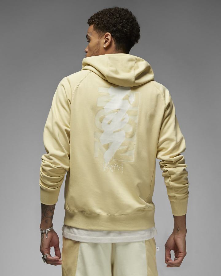 Sudadera Con Capucha Nike Jordan Dri-FIT Zion Fleece Hombre Doradas | EMOVF-4569