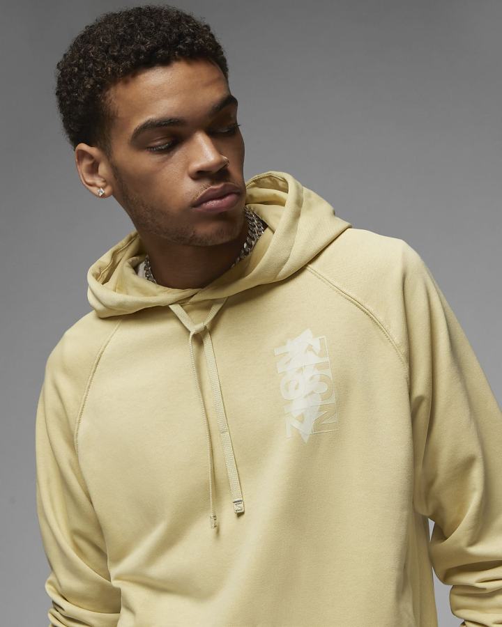 Sudadera Con Capucha Nike Jordan Dri-FIT Zion Fleece Hombre Doradas | EMOVF-4569