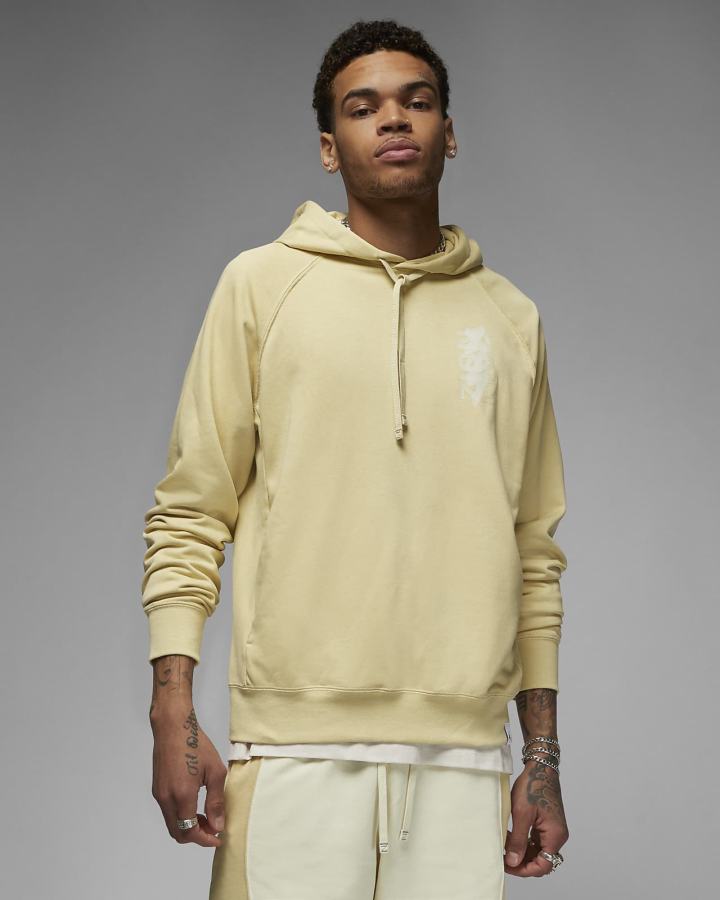 Sudadera Con Capucha Nike Jordan Dri-FIT Zion Fleece Hombre Doradas | EMOVF-4569