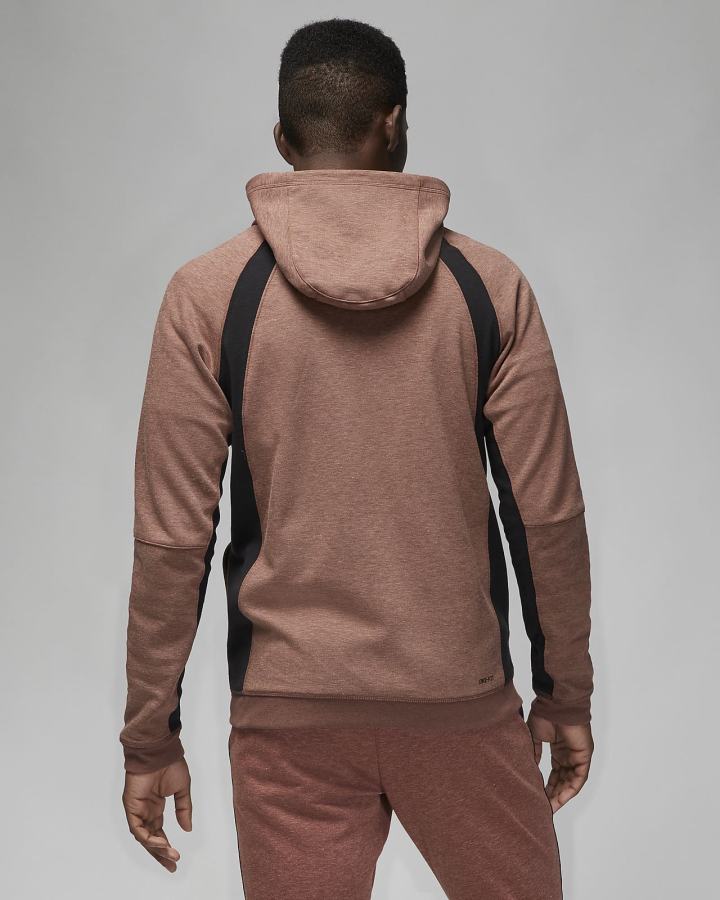 Sudadera Con Capucha Nike Jordan Dri-FIT Sport Full-Zip Hombre Negras | FOJWY-6524