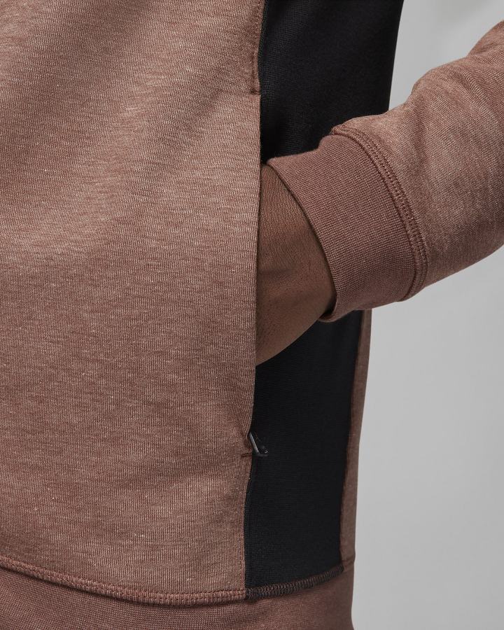 Sudadera Con Capucha Nike Jordan Dri-FIT Sport Full-Zip Hombre Negras | FOJWY-6524