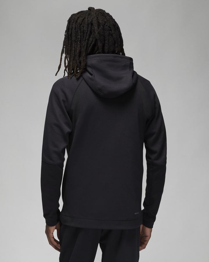 Sudadera Con Capucha Nike Jordan Dri-FIT Sport Full-Zip Hombre Negras Gris Oscuro | JGAPX-8365