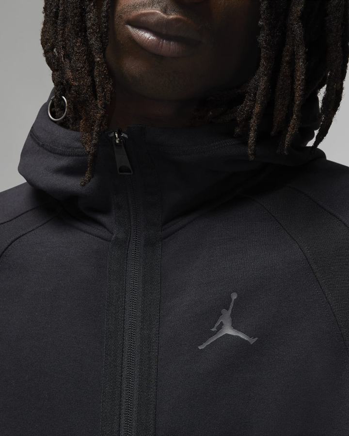 Sudadera Con Capucha Nike Jordan Dri-FIT Sport Full-Zip Hombre Negras Gris Oscuro | JGAPX-8365
