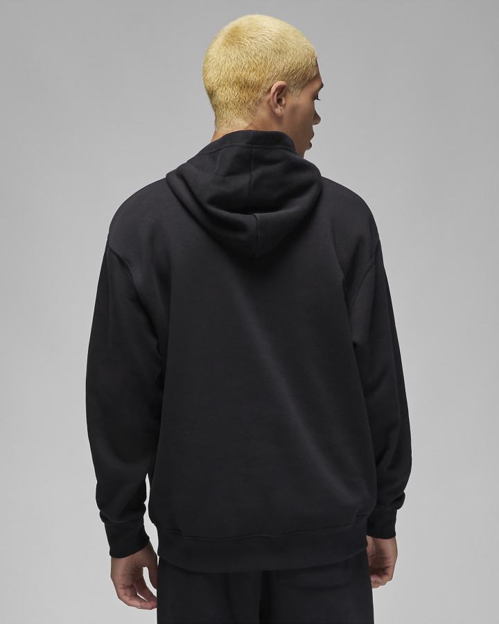 Sudadera Con Capucha Nike Jordan Essential Fleece Hombre Negras Blancas | CJUFR-4269